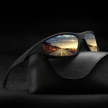 LongKeeper Brand Polarized Sunglasses For Men Driving Mirror UV400 Protection Outdoor Sports Sun Glasses Men's Black Glasses 2024 - buy cheap