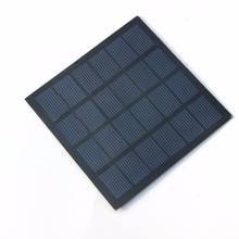1,5 Вт 6 в солнечная батарея поликристаллическая ПЭТ солнечная панель модуль DIY Солнечное зарядное устройство образовательные комплекты 110*110 мм Бесплатная доставка 2024 - купить недорого