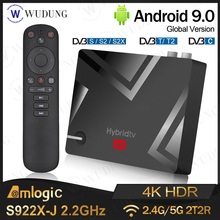 Приставка Смарт-ТВ MECOOL K5, DVB S2/T2, Amlogic S905X3, Android 9,0, 2,4 ГГц, Wi-Fi, LAN, 10/100 м, BT 4,1, 2 ГБ, 16 ГБ, высокая производительность 2024 - купить недорого