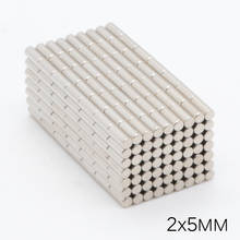 500pcs 2mmx5mm Neodymium Magnet Rare Earth Permanent NdFeB Super Strong Powerful N35 Small Round Magnetic Magnets Disc 2x5mm 2022 - buy cheap