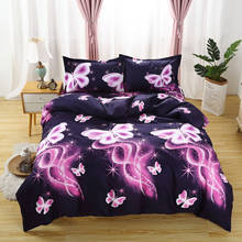 Butterfly Print Duvet Cover pillowcase Bedding Set Comfortable and Stylish Bed Set(/Single/Twin/Double/Full/Queen/King Size) 2024 - buy cheap