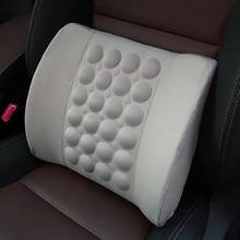 Asiento de coche de masaje eléctrico ajustable, almohada de soporte de cintura de esponja suave, accesorios de interior de coche 2024 - compra barato