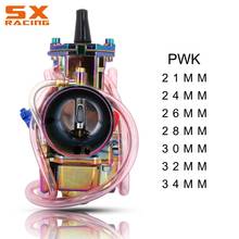 Moto Universal Colorful Racing Scooter Carburetor 21 24 26 28 30 32 34 36 38 40 42 mm Carburador For Keihin PWK With Power Jet 2024 - buy cheap