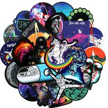 10/50Pcs Outer Space Stickers for Laptop Motorcycle Skateboard Fridge Luggage Phone Decal Universe Astronaut Spaceman Stickers 2024 - buy cheap