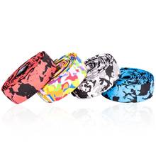 1 Pair Bicycle Handlebar Tape Colorful Camouflage Breathable Anit Slip Bike Bar Straps Belt Cork Wrap w/ Plug Cycling Accessory 2024 - buy cheap