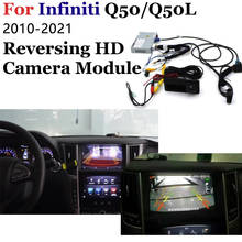 Cámara de aparcamiento de marcha atrás para Infiniti Q50/Q50L 2010-2021, decodificador Digital de pantalla Original, accesorios DVR HD 2024 - compra barato