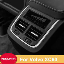 Cubierta de Panel embellecedor de salida de aire para coche, apoyabrazos trasero, accesorios de modificación Interior, para Volvo XC60, 2018, 2019, 2020, 2021 2024 - compra barato