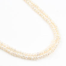 Cuentas de perlas blancas de agua dulce Natural AAA, 2,5-3mm, perlas redondas DIY, collar elegante, pulsera para la fabricación de joyas de 15 pulgadas, venta al por mayor 2024 - compra barato