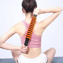 Rodillo masajeador para aliviar el dolor muscular, varilla de masaje corporal de acupuntura, gatillo portátil para Fitness, Yoga, piernas, brazo, 45cm 2024 - compra barato