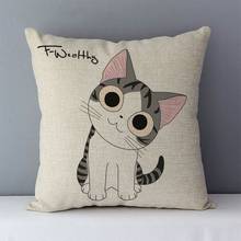 Chi's sweet home Decorative pillow for couch bed cute cat Printed Pillows Children lovely Square Pillowcase no filling 45x45cm 2024 - buy cheap