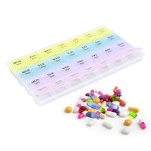 1PCS 28 Squares Daily Medicine Holder Pillbox Monthly Pill Box Organizer Dispenser Medicine Storage Container Case 2024 - buy cheap