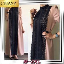 Musulmán de la moda vestido de encaje islámica Turquía falda elegante Dubai marroquí kimono kaftan Bangladesh Pakistán árabe 2024 - compra barato