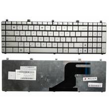 NEW US LAPTOP KEYBOARD FOR ASUS N55 N55S N55SL Silver 2024 - buy cheap