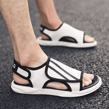 Вьетнамская обувь, мужские сандалии 39, повседневные мужские римские сандалии-гладиаторы с закрытым носком, дизайнерские модные летние пляжные уличные тапочки на платформе 2020 2024 - купить недорого