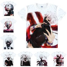 Camiseta de Tokyo Ghoul Ken Kaneki para hombre, camisa de Anime japonés, regalo especial, Cosplay, hombre, mujer 2024 - compra barato