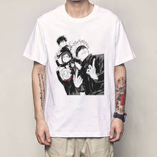 Camiseta Harajuku Unisex, camisa de manga corta con estampado de Jujutsu Kaisen, camiseta informal de Anime de dibujos animados, Tops de calle 2024 - compra barato