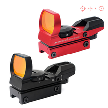 Mira óptica de punto rojo y verde para caza, pistola de francotirador, Airsoft, réflex holográfico, accesorios de vista de carril de 20mm 2024 - compra barato