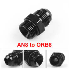 Adaptador encaixe de o-ring boss an-8 (an8 an 08) para orb-8 (3/4 "unf) preto tt10s2 2024 - compre barato