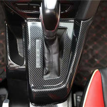 For Ford Focus 2012 Car Gear Shift Panel Decoration Trim Styling ABS Carbon Fiber Style Auto Moldings 2024 - buy cheap