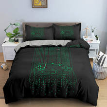 Conjunto de cama 3d, inclui edredom e capa de edredom, casal e queen e king size 2024 - compre barato