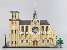 Juguete educativo De Notre Dame para niños, juguete De Arquitectura De la serie catédrale, Notre Dame, juego De bloques De construcción, clásico, MOC Streetview 2024 - compra barato