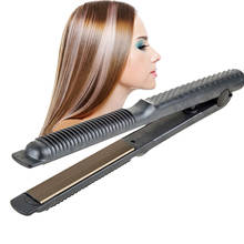 Ceramic Hair Straightening Iron Flat Iron Professional 2 In 1 Curling Hair Straightener Curler Narrow Plate Hair Styling Tool 2024 - buy cheap