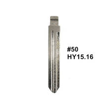 5pcs 2 IN 1 Lishi HY15.16 #50 Engraved Line Key Blade Scale Shearing Teeth Cutting Key Blank for Hyundai Yue Dong/Kia Freddy 2024 - buy cheap