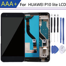 Tela lcd para huawei p10 lite, display com ou sem moldura para WAS-LX1 p10 lite 2024 - compre barato