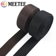 5 metros 25mm 1mm grosso preto café cinto de náilon banda bagagem ombro cinta fita fita mochila diy acessórios 2024 - compre barato