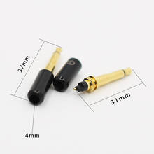 Enchufe de Audio chapado en oro de 24K de 2,5mm para bricolaje, Cable de actualización de auriculares Allen OPPO PM01 2024 - compra barato