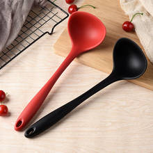 Food Grade Silicone Soup Spoon Porridge Spoon Kitchen Bakeware Tableware Long Handle Spoon Kitchen Cooking Tools Tablespoons 2024 - buy cheap