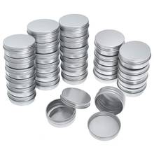 Latas de latas de aluminio redondas, tapa de tornillo de aluminio, contenedor de lata redondo, paquete de 40 2024 - compra barato