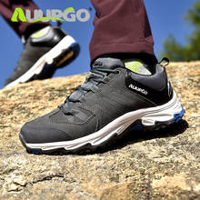 Auupgo дышащая походная обувь из натуральной кожи, походные ботинки для мужчин и женщин, спортивные кроссовки, горные ботинки, прогулочная Треккинговая обувь 2024 - купить недорого