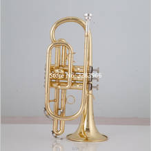 High Quality Bach Golden Bb Cornet trumpet brass with Case and Mouthpiece Musical instruments 2024 - buy cheap