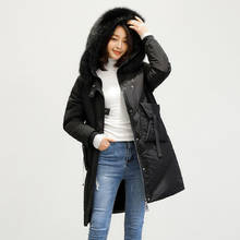 2020 Clothes Women Down Jacket Woman Hooded Long Coats Winter Coat Women Fox Fur Collar Parka Chaqueta Mujer MY1518 2024 - buy cheap