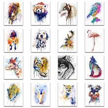 Full Square Diamond embroidery Colorful dogs 5D DIY Diamond painting Cross stitch animal Cats Full Round Diamond mosaic horse 2024 - buy cheap