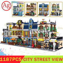 NEW DIY City Architecture Villa Cottage Friends Building Blocks Educational Children Toys Gifts Modular Home House Construction 2024 - buy cheap