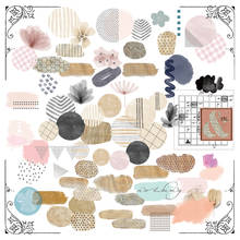 Cold and warm geometry photos Scrapbooking Happy Planner/Card Making/Journaling Project DIY C110 2024 - buy cheap