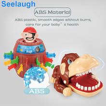 Seelaugh-Juego de mordedura para niños, juguete divertido con mordaza, Boca de tiburón, Cocodrilo, perro grande, dentista, 1 unidad 2024 - compra barato