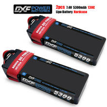 DXF-batería Lipo de 5300mAh, 7,4 V, 130C-260C, 2S LiPo RC, XT60 EC5 Deans, para Evader BX, coche, camión, Truggy, Buggy, 1/8 RC 2024 - compra barato