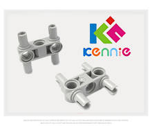 100 unids/lote Kennie DIY MOC accesorios compatibles con No.48989 4 Bolt 3 Hole 3x3 Bolt Orthogonal conector Beam 3 M. Broches W4 2024 - compra barato