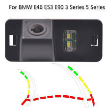 1PC Car Reverse Camera Smart Dynamic Reverse Trajectory Rearview Camera For BMW E46 E53 E90 3 Series 5 Series HD Waterproof 2024 - buy cheap