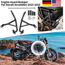 Motorcycle Crash Bar Engine Guard Bumper Falling Protector For Ducati Scrambler 800 DS Full Throttle Icon 2015-2020 Sixty2 2019 2024 - buy cheap