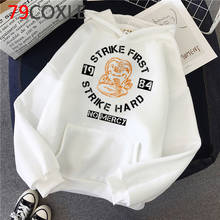 Cobra Kai hoodies male streetwear printed Ulzzang Korea men pullover sweatshirts anime printed 2024 - buy cheap