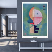 Impresión hacia arriba Kandinsky, póster Wassily Kandinsky, Empor, Impresión de exposición Vintage, Bauhaus, pintura abstracta, Reiter Blaue 2024 - compra barato