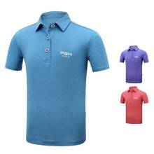 Pgm Men's Golf T-Shirt Short Sleeve Breathable T-Shirt Mens Stand Collar Quick-Drying Casual Tops Golf Clothing AA11832 2024 - buy cheap