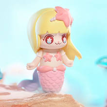 Caixa cega kimmy & miki anime figura sereia exploração série mini kawaii brinquedo bonito modelo guess surpresa aleatória boneca presente 2024 - compre barato