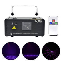 Mini Wireless Remote DMX 150mW Purple Beam Scan Projector Laser Scanner Lights DJ Party Home Lamp Show Stage Backlight Lighting