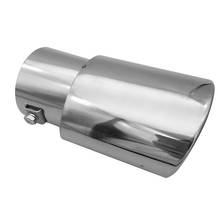 Universal Car Auto Exhaust Muffler Tip Stainless Steel Pipe Chrome Trim Modified Car Rear Tail Throat Exhause Liner Accessories 2024 - buy cheap