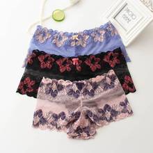 Women Sexy Lace Panties Floral Hollow Briefs Girls Lingeries Sexy Lace Panties Underwear 2024 - buy cheap